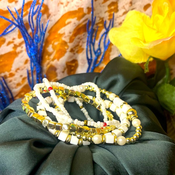 Bohemian glass Bracelet set - Picture 4 of 13